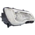 CR 300 1517 HL ASY HALOGEN CHROME BEZEL RH