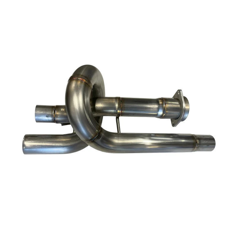 SPD Perfomance 2021-2024 Ford 3.5L Raptor 5.2L Raptor R Trombone Equal Length Resonator Delete - FRDPFR22EL
