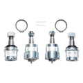 Dynatrac ProSteer Ball Joint Kit 2 Uppers and 2 Lowers 2007-2018 Jeep JK BJK-JK