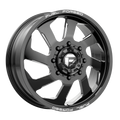 FUEL WHEELS FF39 22X10 8X170 NBL 4.50 125.1 -25MM MONOBLOCK FORGED GLOSS BLACK MILLED DE3922001745L