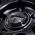 Gram Lights 57NR LIMITED II 18x8.5 +38 5-112 Semigloss Black Wheel w/ Black Cap/Stickers/Air Valve