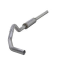 Diamond Eye KIT 4 CAT-BACK SINGLE; ALUMINIZED: 2004.5-2007.5 DODGE CUMMINS 600 NO MUFFLER K4234A-2