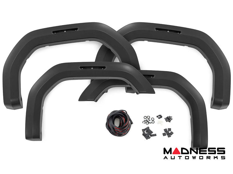 Rough Country Fender Flares Sport GNK Brownstone GMC Sierra 2500 HD Sierra 3500 HD (20-26) S-G11912-GNK