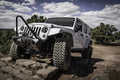 Crawltek 2007-2018 Jeep Wrangler JK Pyro Stubby Front Bumper - Black - JK10101