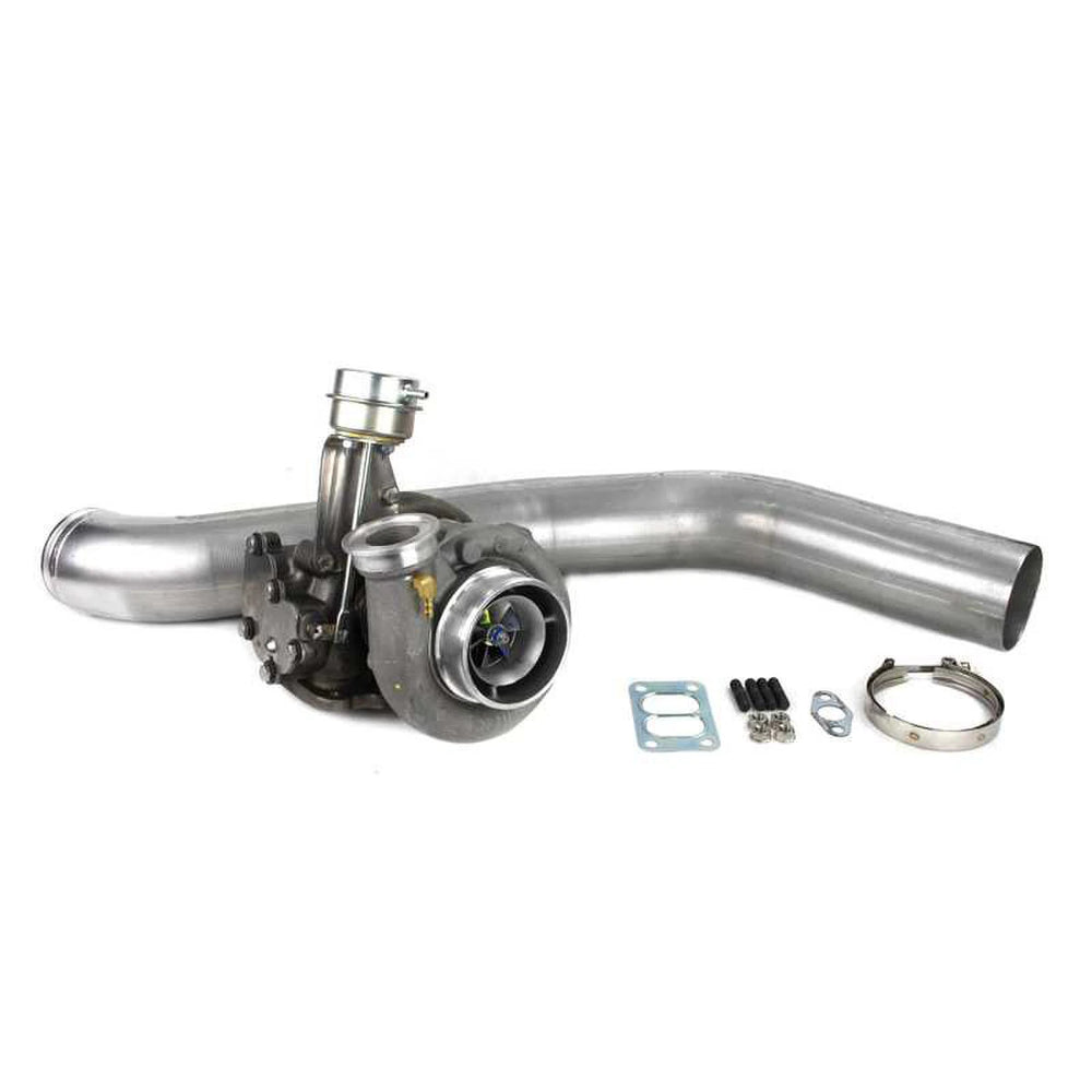 Diamond Eye 4 Aluminized Steel HX40 Turbo-Back Race Pipe Exhaust Kit (Muffler Delete)