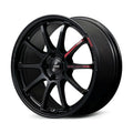 Gram Lights 57NR LIMITED II 18x8.5 +38 5-100 Semigloss Black Wheel w/ Black Cap/Stickers/Air Valve