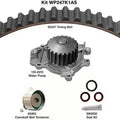 Gates 94-01 Acura 94-Integra 1.8L VTEC S95 tock Replacement Timing Belt Component & Water Pump Kit