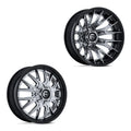 FUEL WHEELS CATALYST DRW 20X8.25 8X210 105 CH-GB DF FUSION FORGED CHROME W GLOSS BLACK LIP D407208293
