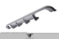 2014-2018 BMW X5 F15 AF-2 Rear Diffuser (GFK) - 1 Piece