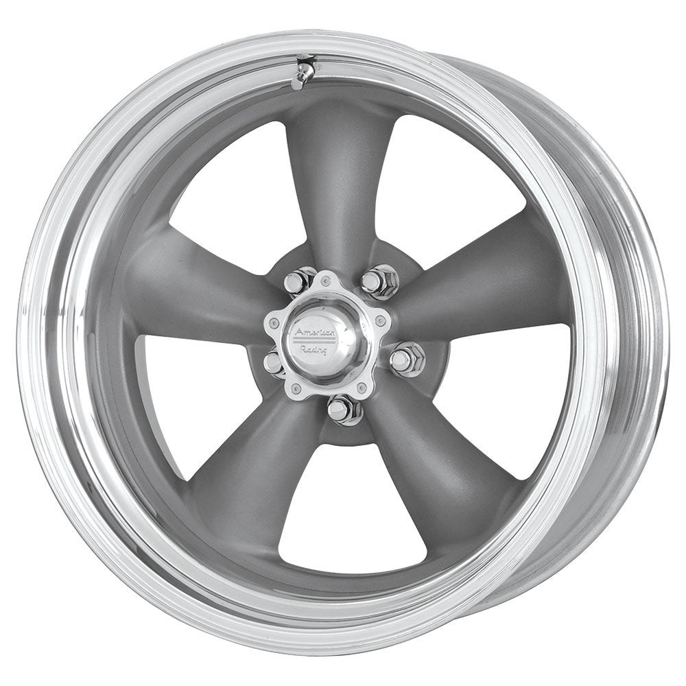 Wheel Pros American Racing Vintage VNCL205 18X11 5X4.5 TT-GRY/POL 6.5BS VNCL2058116565