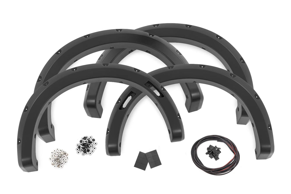 Rough Country Pocket Fender Flares E7 Velocity Blue Ford Ranger 2WD 4WD (2024-2026) F-F12401-E7