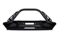 Crawltek 2007-2018 Jeep Wrangler JK Inferno Front Bumper - Flat Top Stinger - Black - JK11021