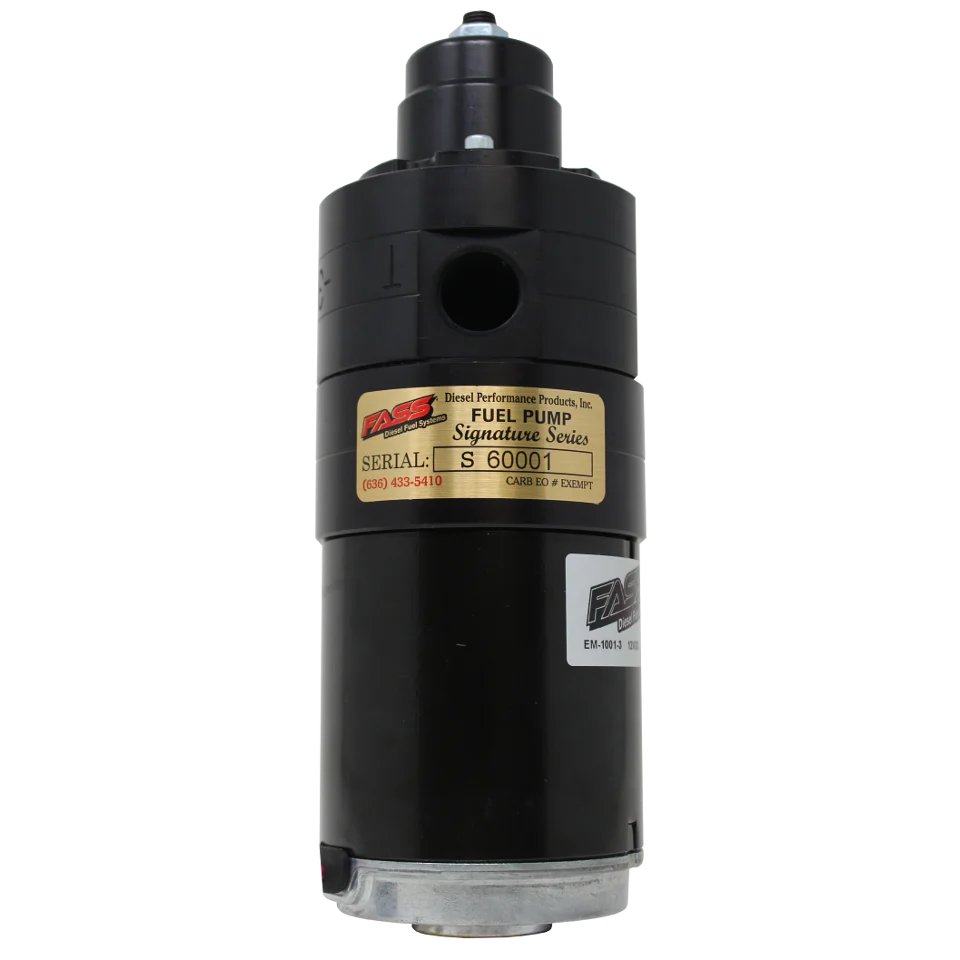 FASS ADJUSTABLE DIESEL FUEL LIFT PUMP 165GPH GM DURAMAX 6.6L 2001-2016 FASC09165G