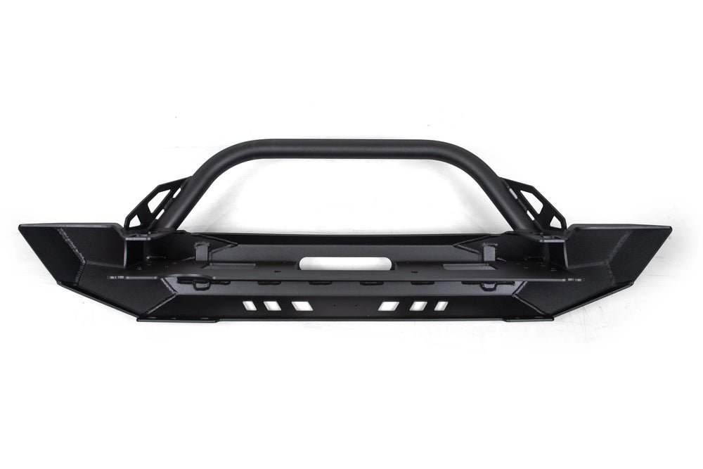 Crawltek 1976-2006 Jeep Wrangler CJ/YJ/TJ Pyro Midwidth Front Bumper - Bull Bar - TJ10211