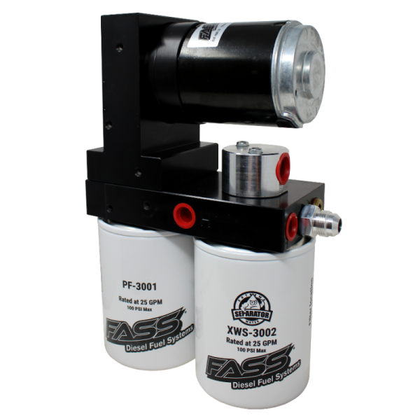 FASS ADJUSTABLE DIESEL FUEL LIFT PUMP 165GPH DODGE CUMMINS 5.9L 1998.5-2004 FASD08165G