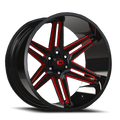 Vision Wheel 6-135 GBMS W RED TINT VIS RAZ 363-24236GBMR-51