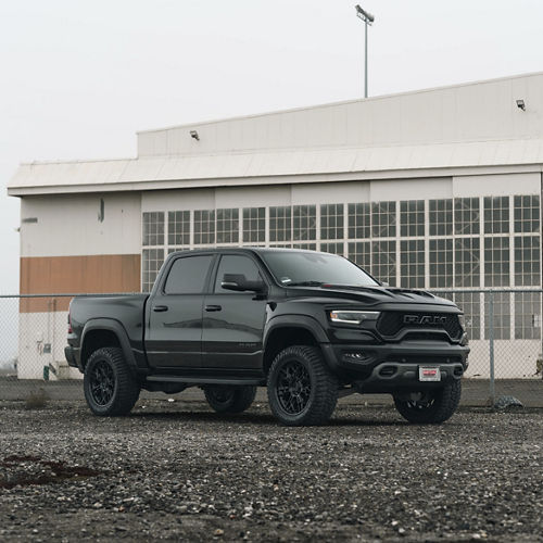 FUEL WHEELS HIVE 22X10 6X135 87 -18 G-BLK-MILL FUSION FORGED GLOSS BLACK MILLED FC409BE22106318N