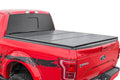 Rough Country Hard Folding Bed Cover 6.5 Ft Bed 15-21 Ford F-150 2WD 4WD Rough Country Textured Black 2WD 4WD 45515650A