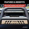1115 SILVERADO 2500/3500 (ALUMINUM TEXTURED BLACK) 4 IN BULL BAR