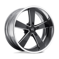 Wheel Pros American Racing Vintage VN472 17X10 5X4.75G-BLK/MILL 5.75BS VN4727106160