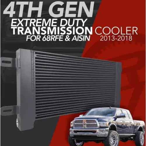 RANDY S TRANSMISSION FLUIDYNE EXTREME DUTY 4TH GEN BAR PLATE TRANSMISSION COOLER 68RFE-G119