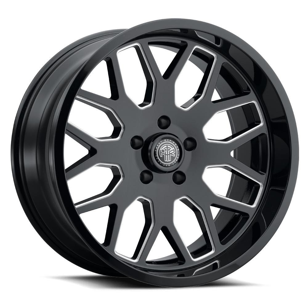 MONARCH 901 20X10 GLOSS BLACK/MILLED 5X127 21MM OS 78.1 CB