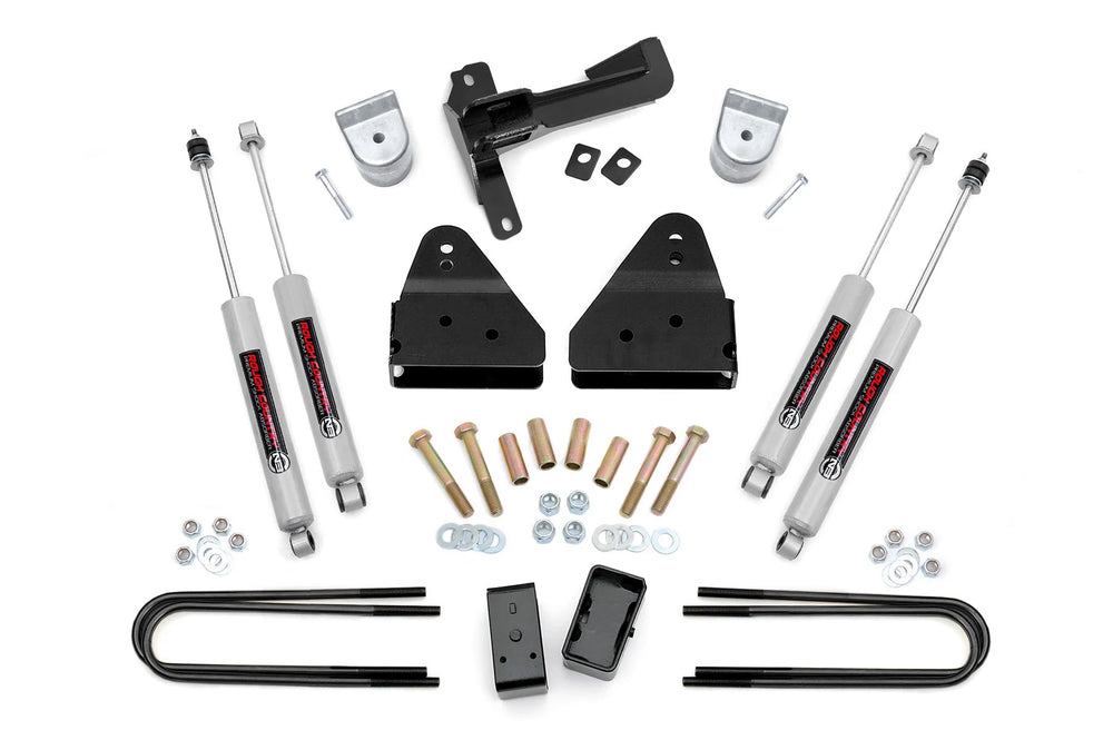 Rough Country 3 Inch Lift Kit FR Spacer Ford F-250 F-350 Super Duty 4WD (2005-2007) 509.20
