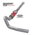 Diamond Eye K4110A-RP-1 4-Inch Aluminized Diesel Race Pipe Exhaust Kit