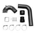 Wehrli Intake Horn 3.5in. and Driver IC Pipe 2003-2007 Cummins 5.9L Fine Tex Black Fine Texture Black 100528-FTB