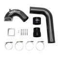 Wehrli Intake Horn 3.5in. and Driver IC Pipe 2003-2007 Cummins 5.9L Flat Black Flat Black 100528-FB