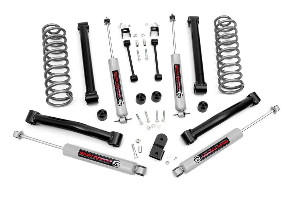 Rough Country 3.5 Inch Lift Kit V-8 Motor Jeep Grand Cherokee ZJ 2WD 4WD (1993-1998) 632.20
