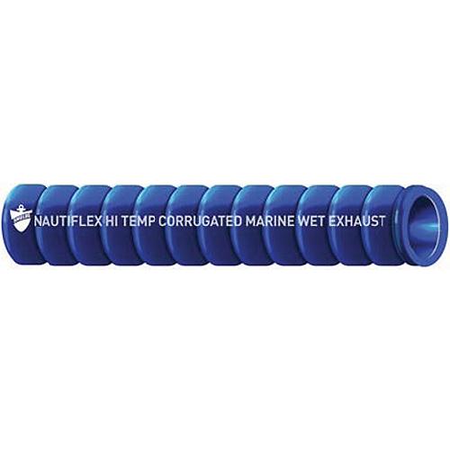 SHIELDS NAUTIFLEX CORRUGATED SILICONE EXHAUST HOSE BLUE 3/4INX12 1/2FT