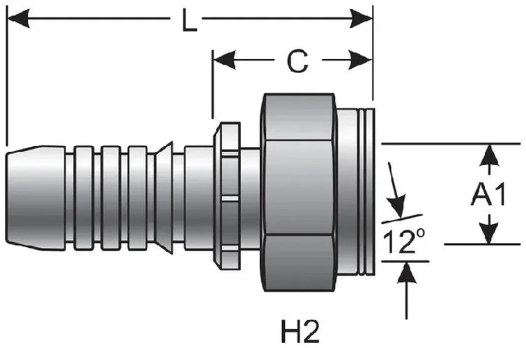 Gates 16S-30FDHORX-SS
