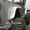 Motobilt Double Arch Rear Fender Flare for Jeep CJ / YJ / TJ - Aluminum 4 inch MB1233-4-A