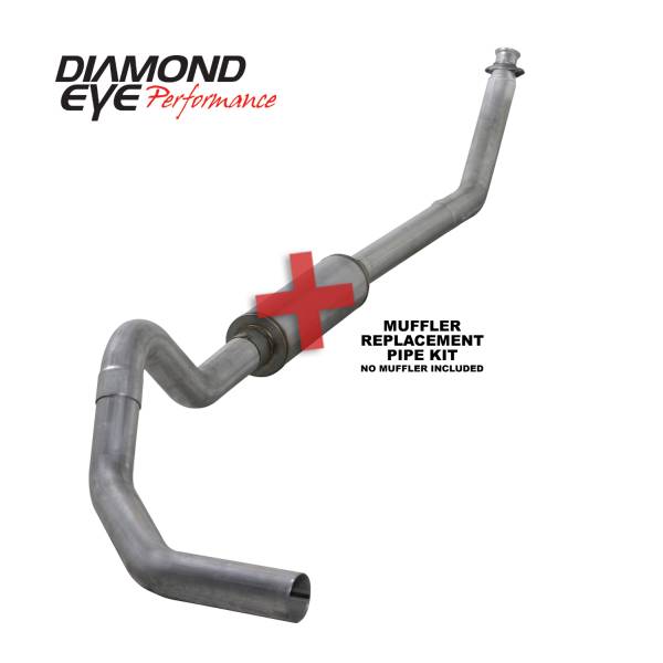 Diamond Eye EXHAUST KIT WITHOUT CLAMPS K4212A-1-RP