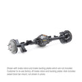 ~(600 lbs. 84X24X24)~ Pro Rock 62 Front Axle Assembly 5x5.5 Eaton ELocker4 5.38 RandP 68.5 Width ProSteer Ball Joints DHD Sleeve Kit - 2007-2018 Jeep JK