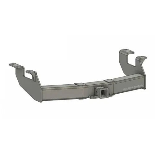 Wehrli Receiver Hitch 2.5 in. Below Stock Bumper 2011-19 GM Long Bed Black BHP1014