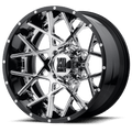 Wheel Pros XD XD203 22X10 6X135 G-BLK/G-BLK/MILL -18MM XD203-22106318NBB
