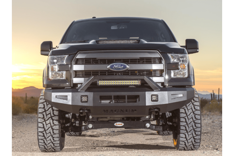 1517 F150 & ECO BOOST ICI ALUMINUM FRONT NONWINCH BUMPER
