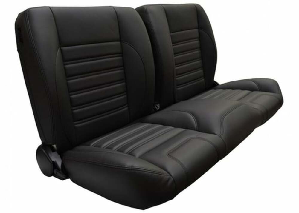 60-87 CHVY SPLIT SEAT-SPORT-BLK