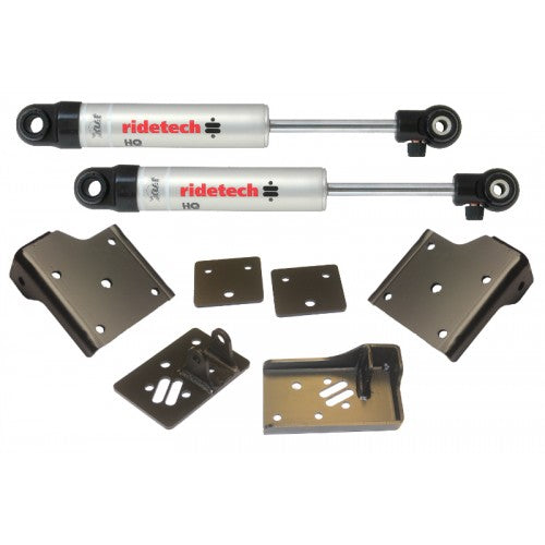 HQ Series Rear Shock kit for 55-57 Chevy Wagon. Includes lower shock mounts. Sold as pair.