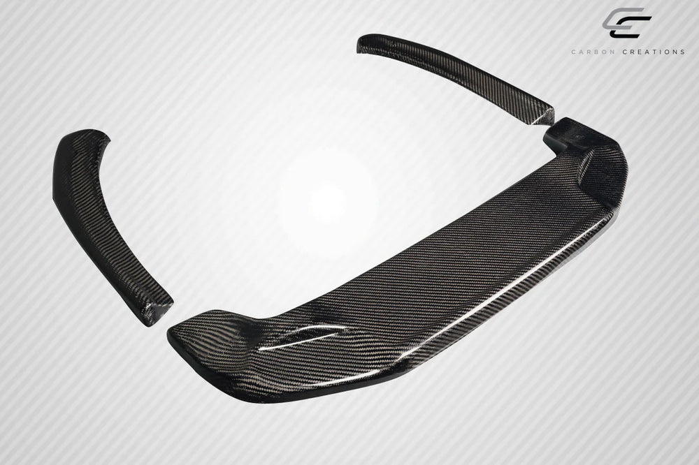 2017-2020 Fiat 124 Spider Carbon Creations Speed Rear Lip Spoiler Splitters - 3 Pieces