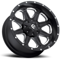 FUEL WHEELS BOOST 20X9 8X170 NB 5.75 125.2 20MM CAST ALUMINUM MATTE BLACK MILLED D53420901757