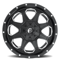 FUEL WHEELS BOOST 20X9 8X170 NB 5.75 125.2 20MM CAST ALUMINUM MATTE BLACK MILLED D53420901757