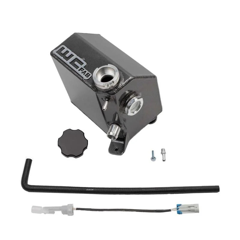 Wehrli Coolant Tank OEM Placement for 17-19 Duramax L5P Gun Metal Gun Metal 100433-GM