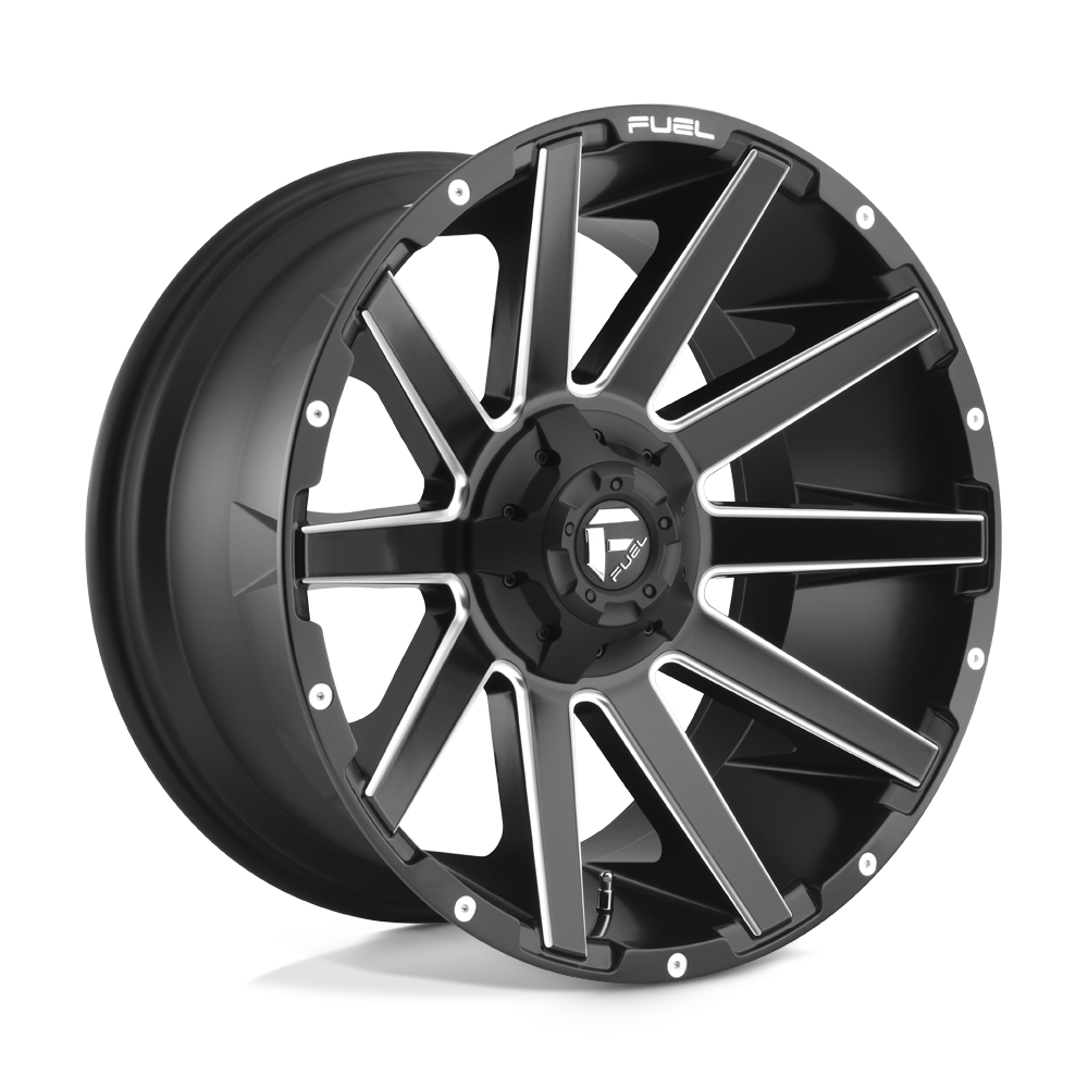 FUEL WHEELS CONTRA 20X9 6X4.5 5.5 NBD 00 CAST ALUMINUM MATTE BLACK MILLED D61620902750