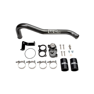 Wehrli Thermostat Housing Kit 2006-2010 Duramax LBZ LMM Semi-Gloss Black Semi-Gloss Black 100420-SGB