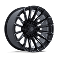 FUEL WHEELS BLADE 20X9 5X5 5.5 87 20 G-BLK-MILL CAST ALUMINUM GLOSS BLACK MILLED FC889BE20908320
