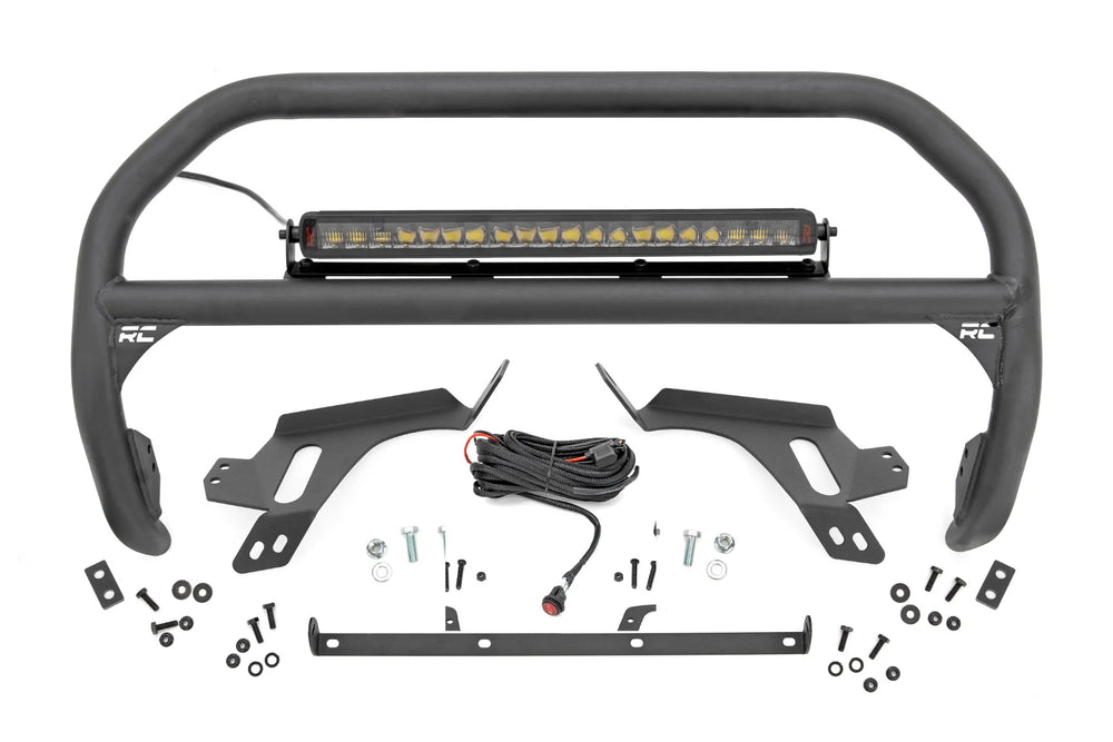 Rough country Nudge Bar w/ Tow Hooks Spectrum Series LED Ford Bronco Sport 4WD (21-24) 51157