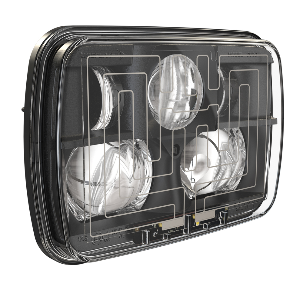 J.W Speaker 12-24V ECE LED Heated High Beam Auxiliary Light with Bracket Mount 0561531